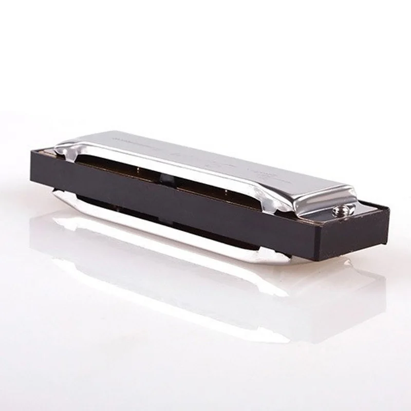 

D19 Silver Swan Harmonica 10 Holes Key of C for Blues Rock Jazz Folk Harmonicas