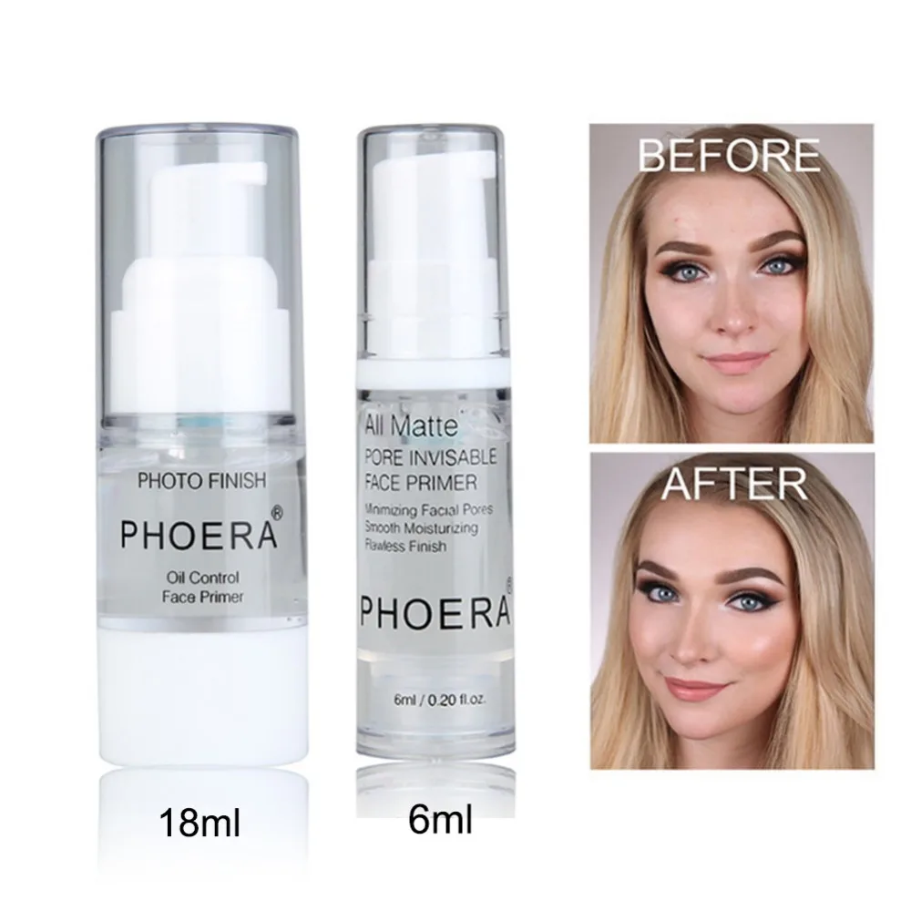 PHOERA все матовый пор Invisable Face Primer поры лица гладкой Увлажняющий отделка кожей