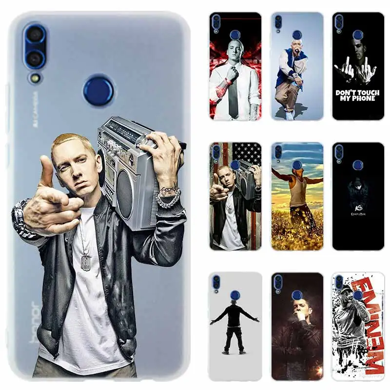 Хип хоп рэппер Eminem rap Honor 20i 10i чехол для телефона Huawei 9a 10 9 lite 20 8a 8X x10 7A Pro 30 30s|Бамперы|