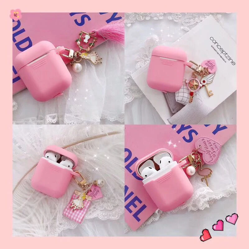 

Silicone 3D Doll Bluetooth Wireless Headset Case For AirPods Protective Cover Skin Accessories for Apple Airpods Charging Box