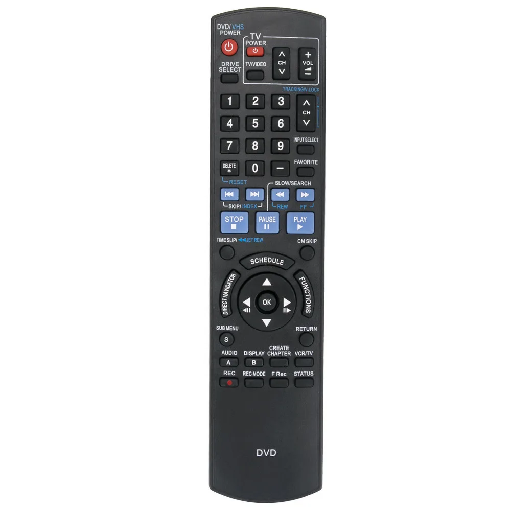 

Remote Control Fit For Panasonic DVD Recorder Player DMR-ES35VP DMR-ES45VS EUR7659T60 DMR-EZ48V DMR-EZ48VK