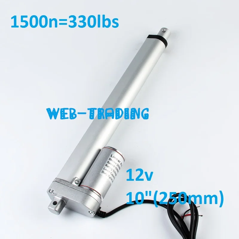 

10"stroke 330lbs 4mm/s miniature waterproof dc electric linear actuator