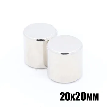 

5pcs 20x20 mm neodymium magnet N35 Small Disc Round Super Strong magnets 20*20 mm Powerful Rare Earth Neodymium Magnets 20x20mm