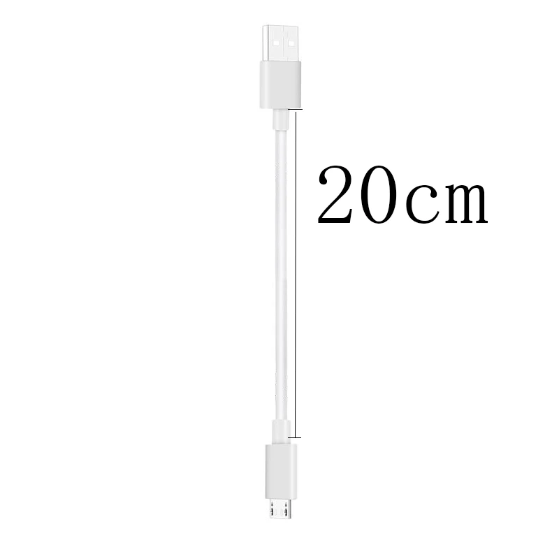 20 سنتيمتر المصغّر usb كابل شحن فقط ل Xiaomi Redmi ملاحظة 5 برو شاحن هاتف محمول يعمل بنظام تشغيل أندرويد كابل بيانات لسامسونج S7