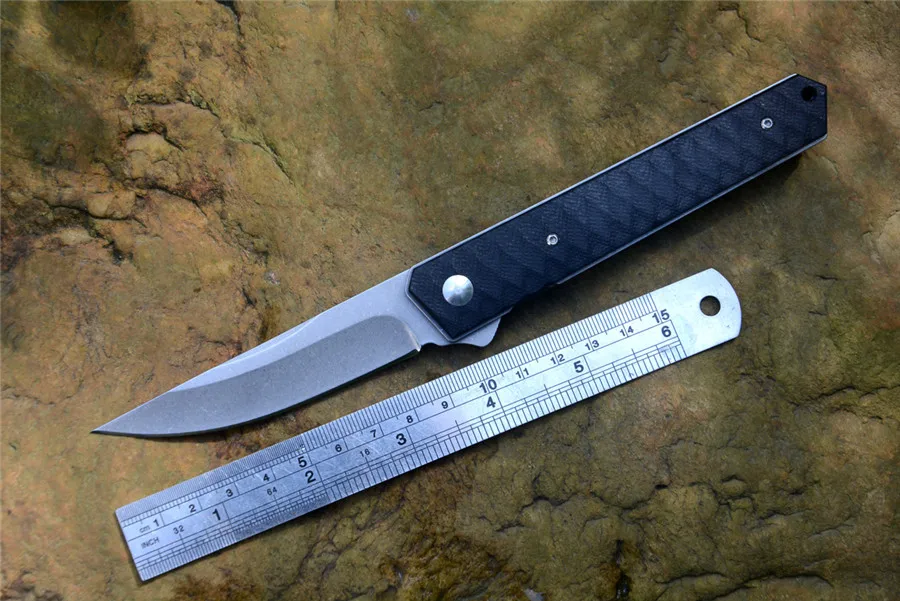 BK складной Ножи Kwaiken шариковых подшипников Флиппер карман G10 ручка 8Cr13MoV Сталь