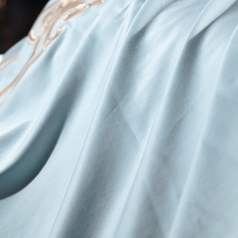 Top Royal Egyptian embroidery luxury cotton camel 4/6 oversize bed covers, oversize bed sheets, down quilt covers/flax pillowcases 21