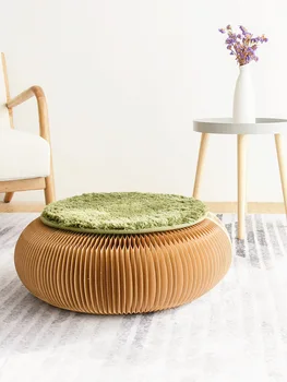 

Designer Furniture Creative Stool Folding Round Stool Provincial Space Furniture Side Table Nordic Ornament