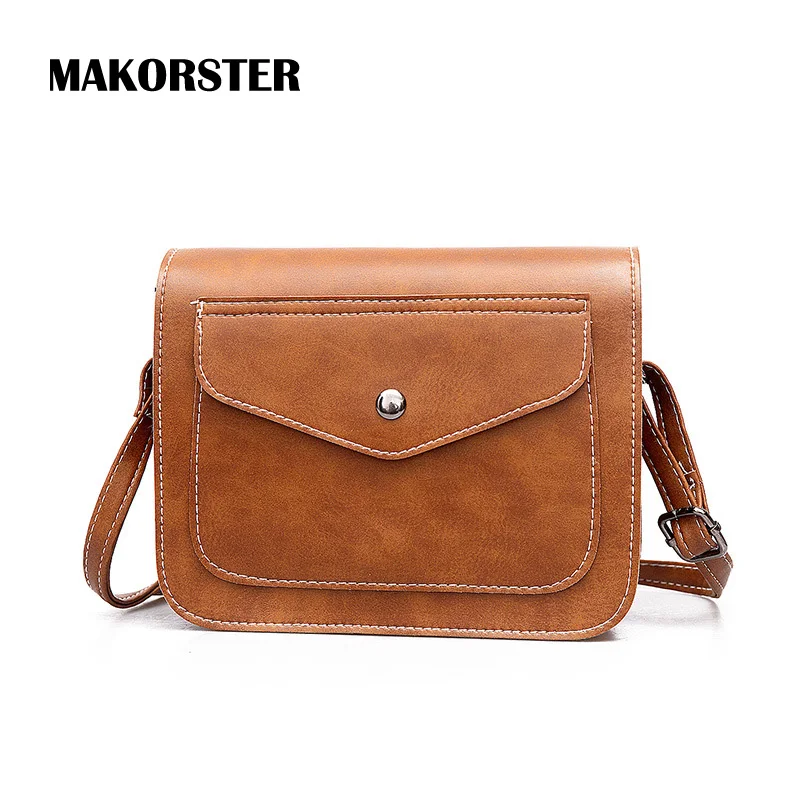 

MAKORSTER Casual Women Mini Shoulder Messenger Bags for women handbag Crossbody bag handbags leather handbags 2017 YY141