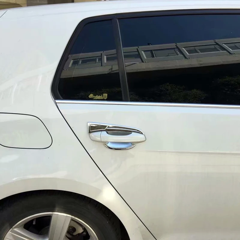 ABS Хромированная внешняя дверная чаша рамка Крышка отделка 4 шт. для Volkswagen Golf Mk7 VII