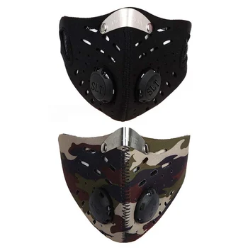 

Men women outdoor dustproof activated carbon lining bicycle mask anti-pollution air filter breathable riding mountaineer