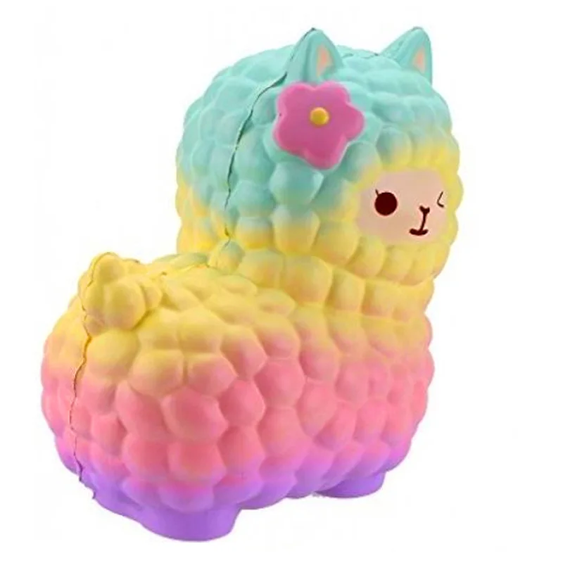 

Alpaca Squishy Doll Slow Rising Llama Sheep Unicorn Stress Relief Soft Animals Squeeze Toys for Baby Kids Adults Christmas Gifts