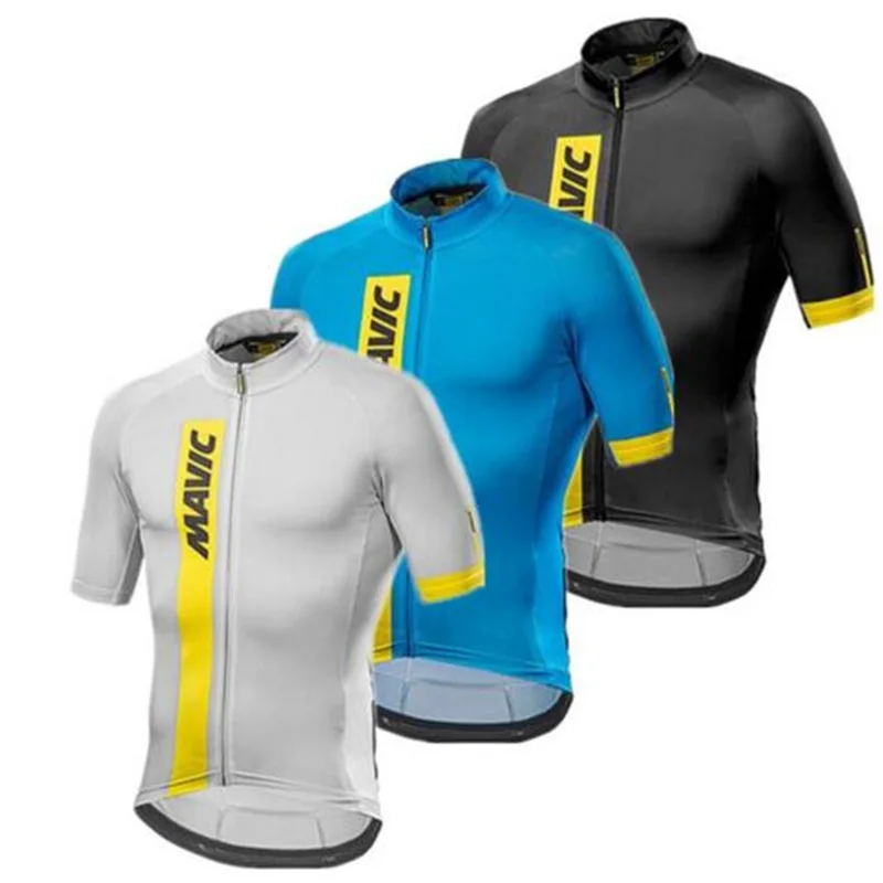 

2018 Mavic design Pro Team Cycling Jersey Ropa Ciclismo Quick-Dry Sports Jersey Cycling Clothing cycle bicycle Wear pro Jersey
