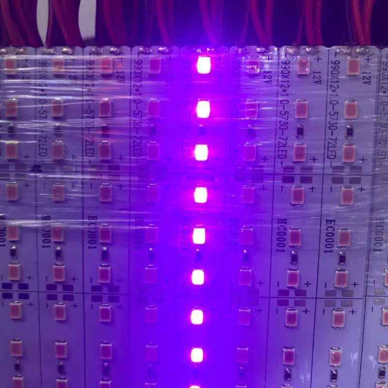 Светодиодный бар жесткий светодиодный бар свет 5630 фиолетовый 4000 К изделие DC12V 100 см/шт. 100 метра
