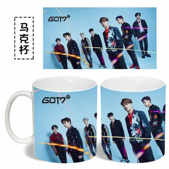 

[MYKPOP]GOT7 Coffee Water Milk Ceramic Cup Creative Fans Collection SA19053107