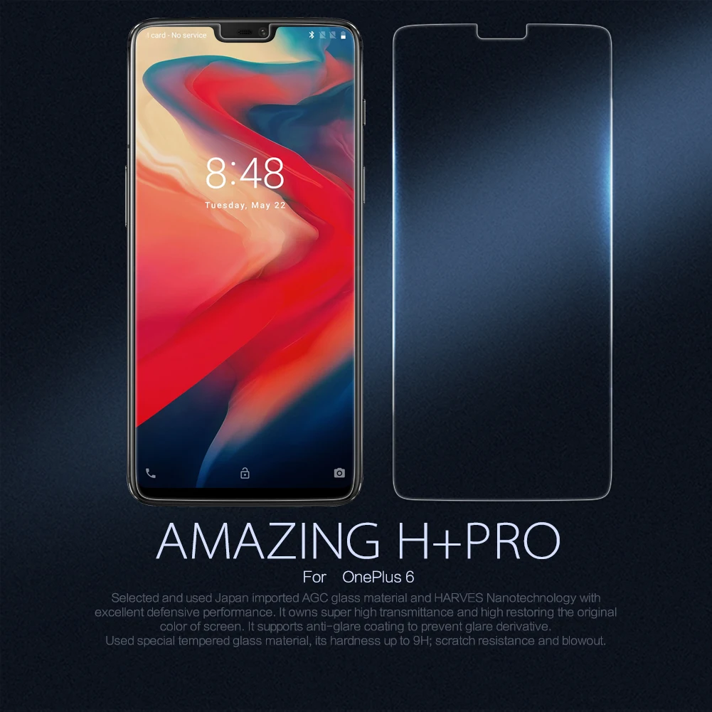 OnePlus 6T стекло Nillkin Amazing H + Pro 0 2 мм закаленное для Oneplus 6 7 7T защита экрана|Защитные
