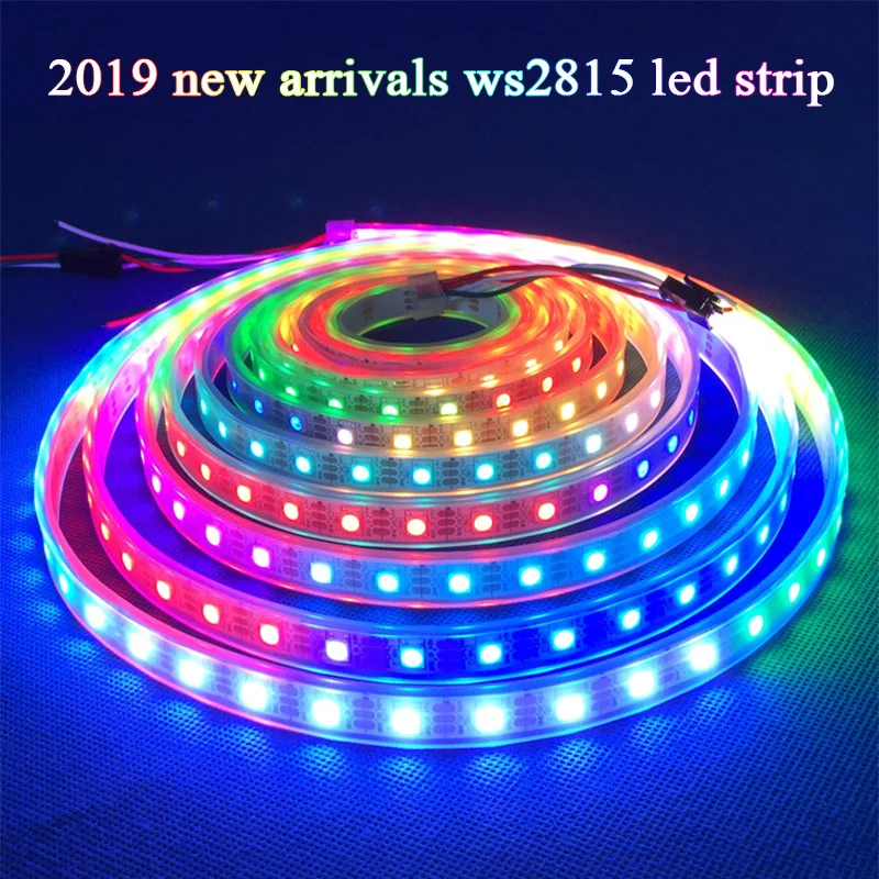 DC12V WS2815 светодиодные ленты (WS2812B/WS2813) светодиодный пиксельный RGB полосы