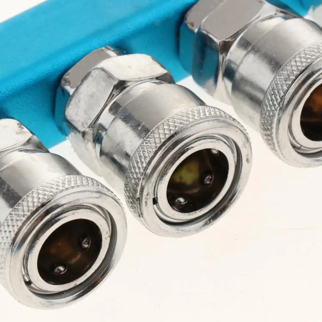 Pneumatic C-type Quick Connector Metal Air Compressor Connector Multi Hose Coupler Quick Fittings Air Compressor Tool SML