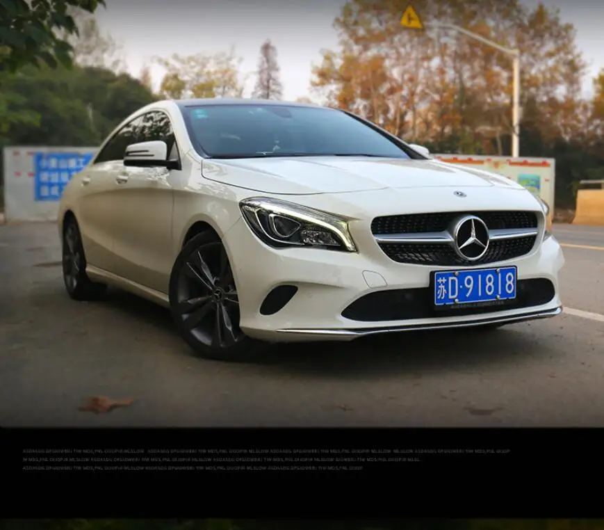 Автомобильная фара bemper для Mercedes-Benz CLA фара cl200 все в светодиодный 2018y автомобильные аксессуары для GLA противотуманные фары