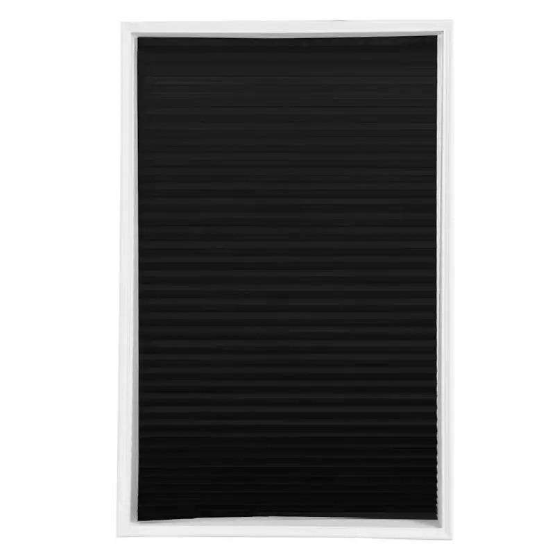 Self-Adhesive Pleated Blinds Curtains Half Blackout Windows For Bathroom Balcony Shades For Living Room Home Window Door Newst