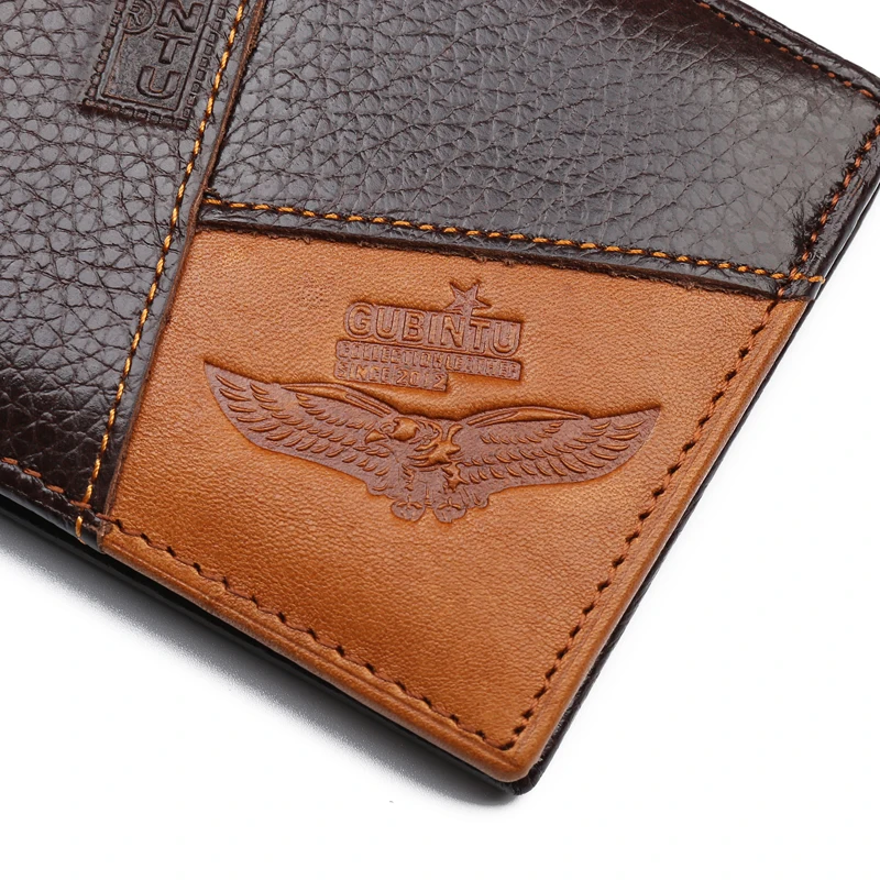 Goede Beroemde Luxe Merk Echt Leer Mannen Portefeuilles Broekzak Rits mannen Lederen Portemonnee met Portemonnee portfolio cartera ZC8042