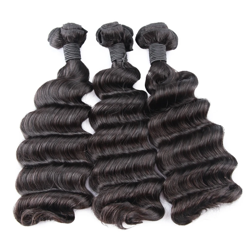 Hot Beauty Hair brazilian hair weave bundles funmi double drawn remy human hair ocean wave curly bundles  (3)