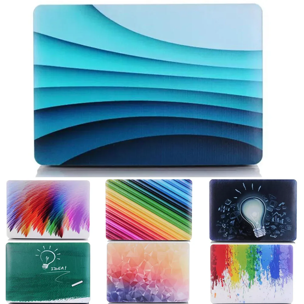 

Color Gradient Marble Case for apple Macbook Air 11 13 Pro 13 15 Retina Matte Hard Laptop Protective Marble case for mac