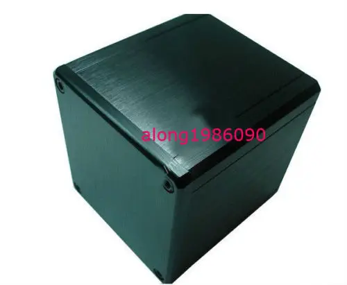 

1pcs 84*80*86mm black aluminum DIY vintage transformer protect cover enclosure