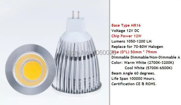 Супер яркий GU 10 лампочки dimmable теплый/белый 85-265 В 6 Вт 9 Вт 12 вт GU10 E27 MR16 E14 удара светодиодная лампа Светодиодный прожектор