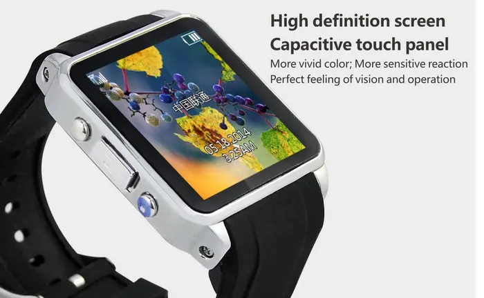 HD touch screen digital phone watch smart bluetooth watch for android phones smartphone android smart watch with waterproof