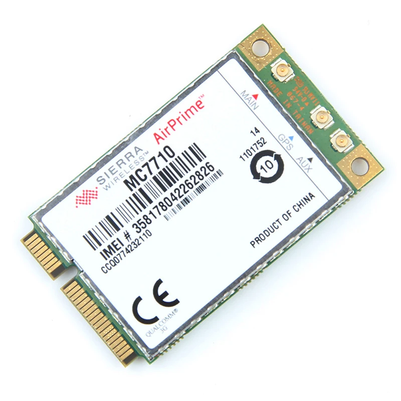 Разблокирована Sierra Wireless airprime MC7710 Mini PCI-E LTE/к оператору сотовой связи HSPA+ 3g 4G модуль Wlan WWAN карты 800/900/2100 МГц Поддержка Гоби API