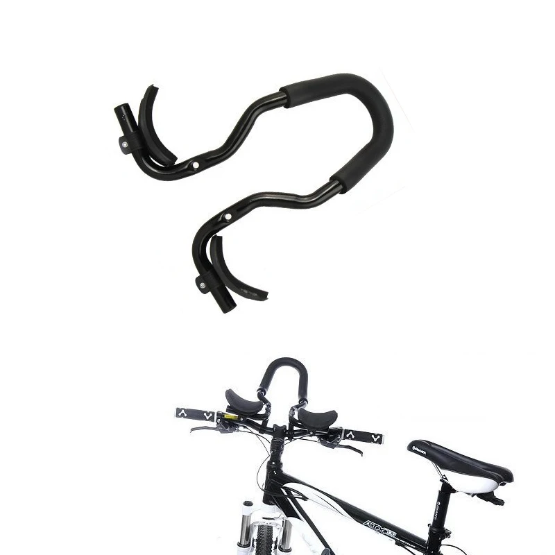 

MTB Bicycle Auxiliary Handlebar 25.4 Caliber Aluminum Alloy Rest TT Handlebar Vice Handlebar Long Distance Ride Handle bar