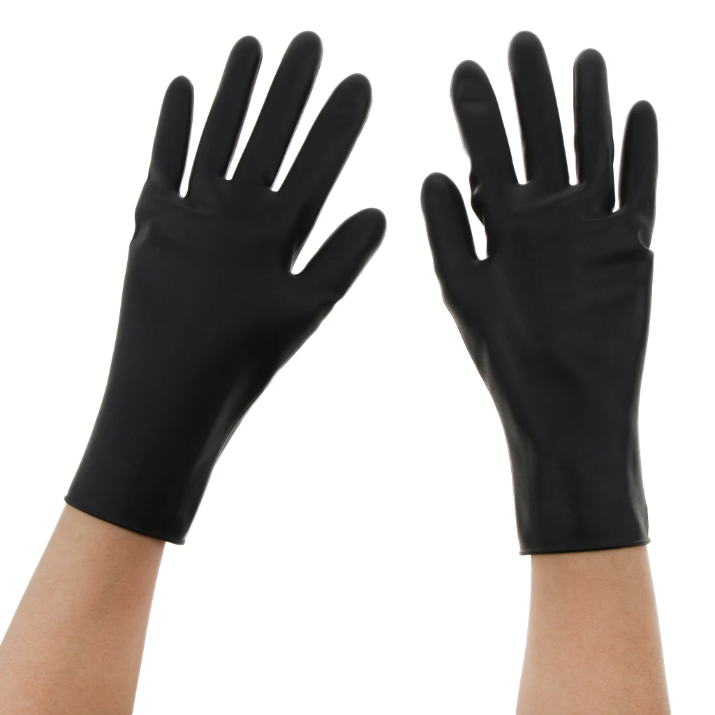 Premium Grip Heat Resist Silicone Gloves Salon Hair Dye Washing Household Kitchen Reusable Cleaning Tool
