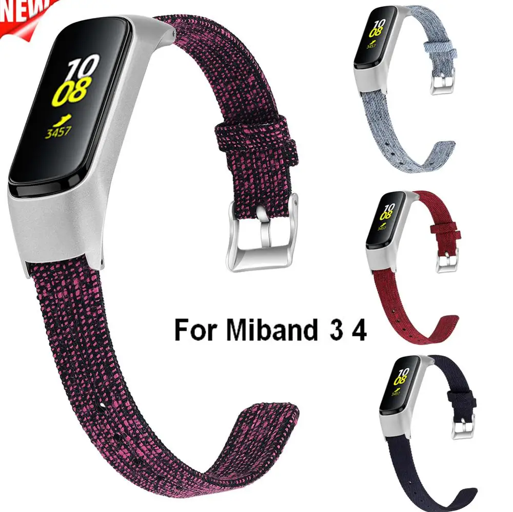 Ремешок Top Mi band 4 для умного браслета Xiaomi Miband 3 металлический корпус MiBand Band