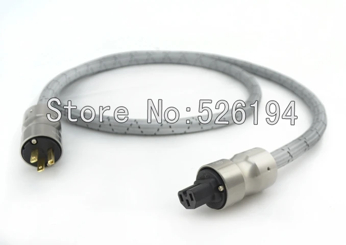 Free shipping 1.5meter Krell CRYO-156 power cable HIFI US AC Audiophile Power cable with Gold plated US version power plug