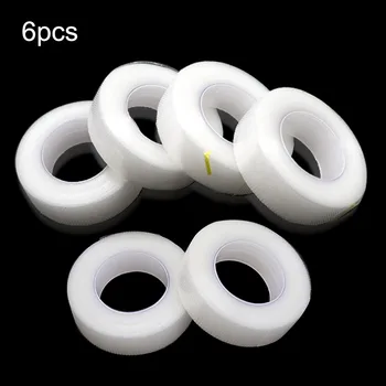 

6 Pcs Professional Patch Eyelashes Extension Tape Adhesive Tapes PE Tape Suitable for makeup salon cosmetics studio makeup arti