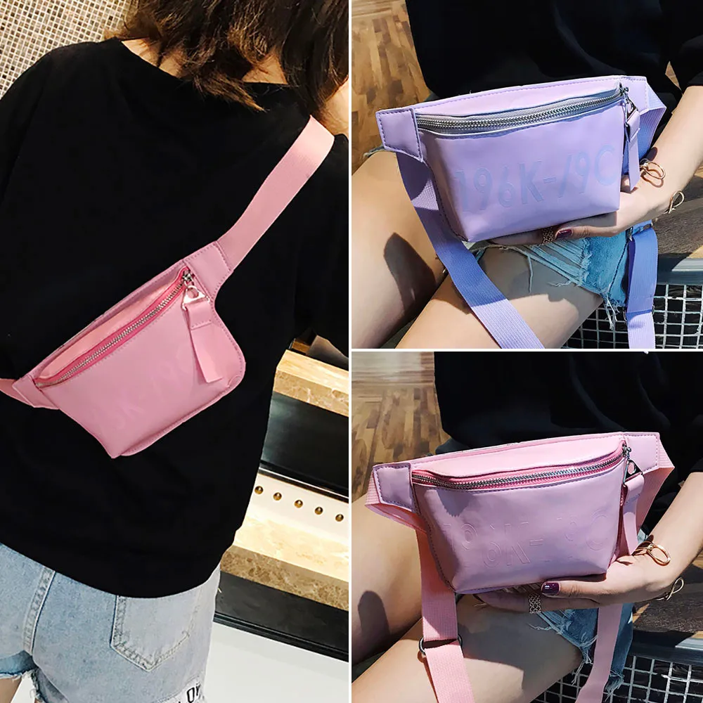 

Bags for Women 2019 Women PU Leather Shoulder Messenger Bag Personality Casual Handbags Belt Pouch Chest Bag Bolsas
