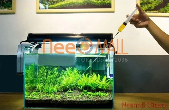 

Aquarium Accessory High Quality Syringe With 35-48cm Syringe Needle For Plant Fertilizer Roots Fish Plant Tank