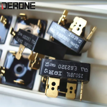 

2 piece 250JB1L 25A 100V audio diode Bridge rectifier Gold plated 4 pin
