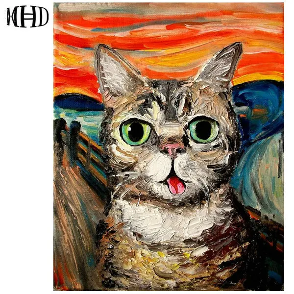 Коты маслом. Котик маслом на холсте. Кошки живопись маслом. Кот ван гога. Коты на холсте.