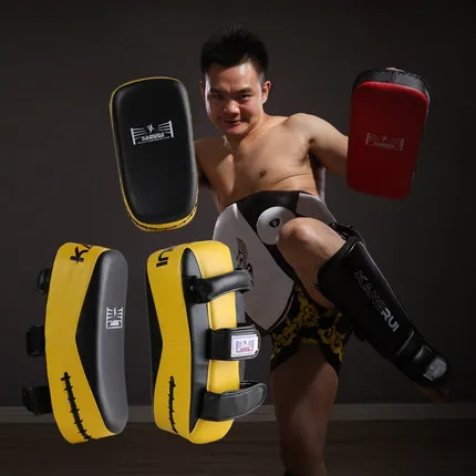 ФОТО Muay thai teakwondo target pads mma sanda karate foot target pu eva kick boxing training target for adult  free shipping