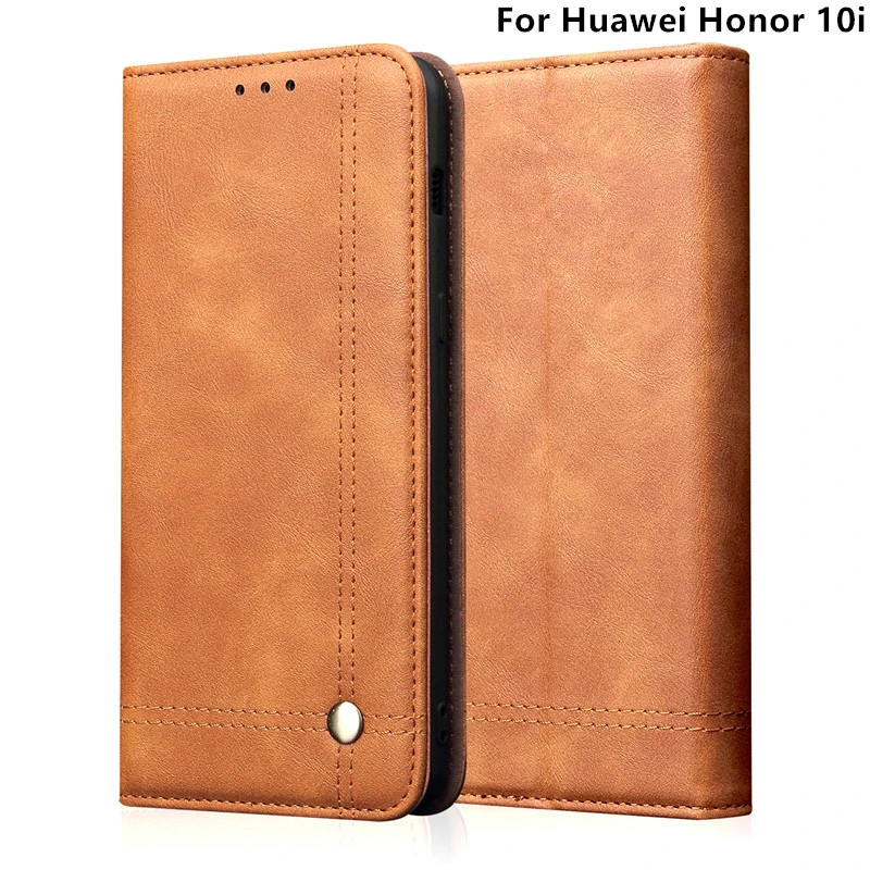 

Case For Huawei Honor 10i Cover Luxury Flip PU Wallet Leather Cases For Huawei Honor 10i HRY-LX1T Case On Honor 10i Card Slots