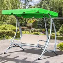 Garden Swing Cover Waterproof Outdoor Swing Cover Dustproof Chair Replacement Canopy Spare Fabric Cover Dust Covers UV Resistant