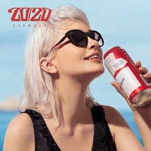 20/20 Марка Дизайн Женщины Cat eye Поляризованные Солнцезащитные Очки Женские Солнцезащитные Очки Ретро Стиль Оттенки Очки cuculos Feminino PL352