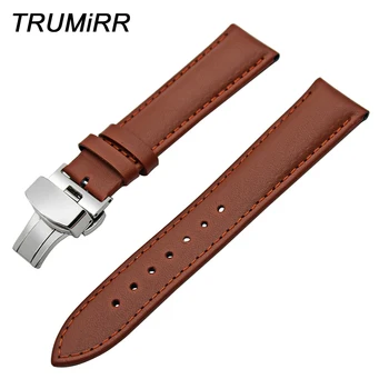 

20mm 22mm 24mm Genuine Leather Watchband +Tool for Diesel Men Women Watch Band Butterfly Buckle Strap Wrist Bracelet Black Brown
