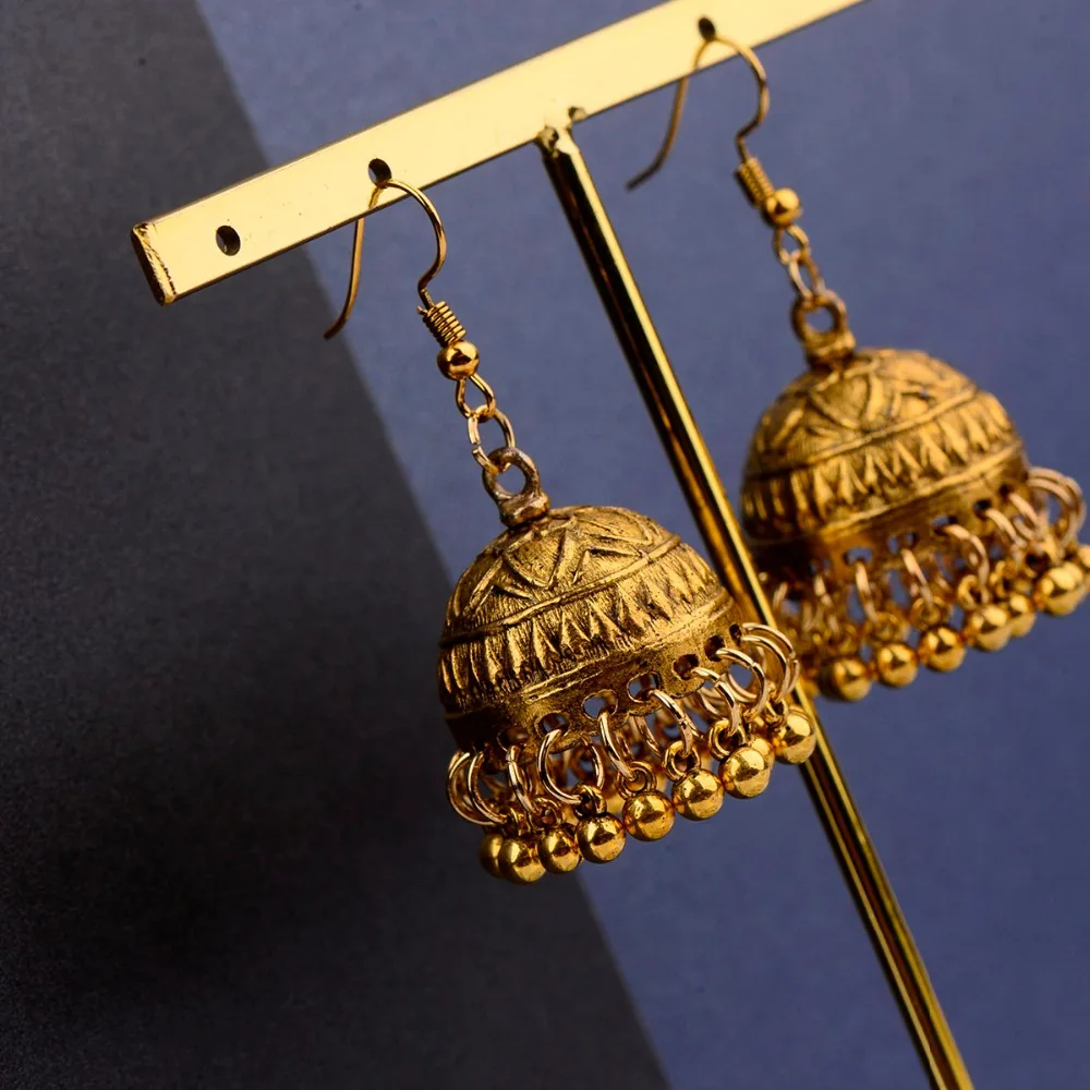 Vintage Tibetan Silver India Birdcage Earrings For Women Brincos 2018 Ethnic Antique Metal Drop Earrings Party Wedding Jewelry - Image 2