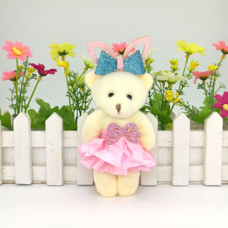 bear with blue rabbit