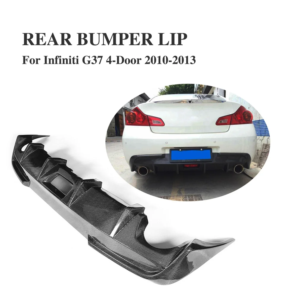 Диффузор для заднего бампера из углеродного волокна Infiniti G37 Base Sedan 4 дверный