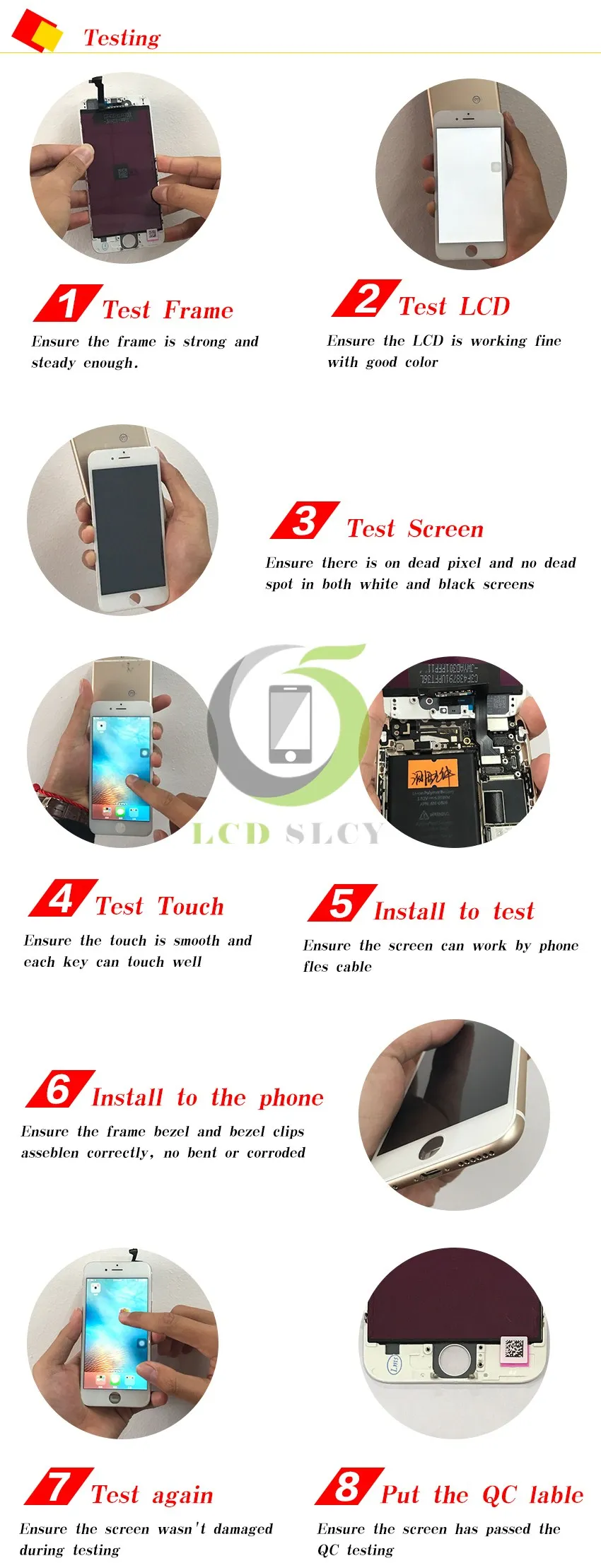 10 шт./лот, идеальный 3D сенсорный экран AAA для iPhone 7, ЖК-дисплей, сенсорный экран, черный или белый цвет, сменная сборка, ЖК-дисплей, DHL