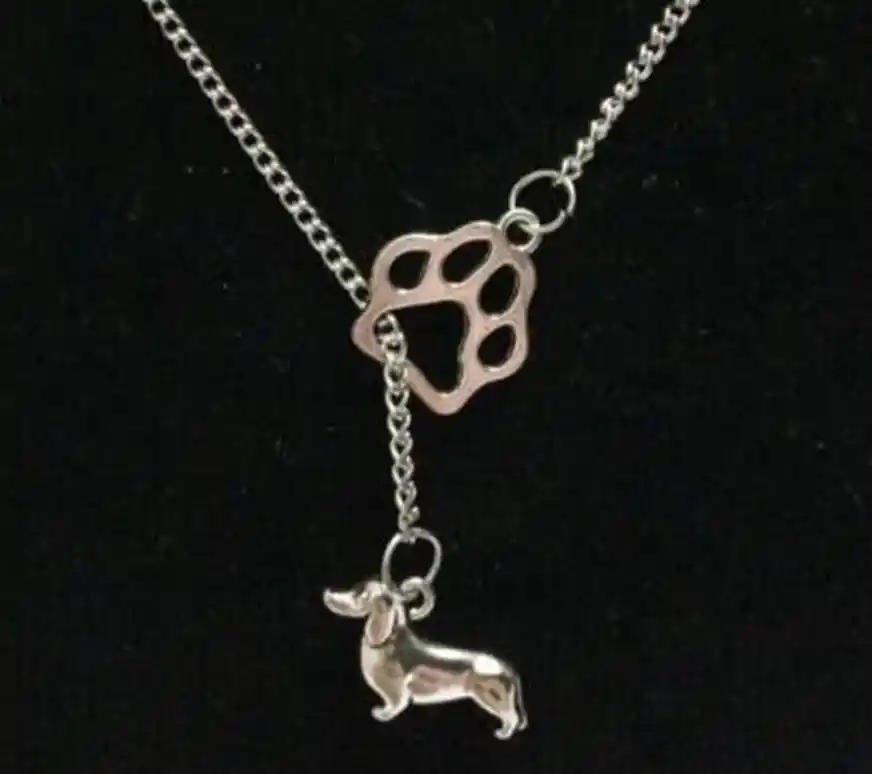 sausage dog necklace