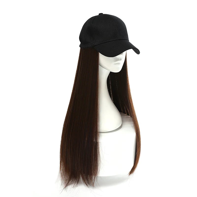 MCOSER 60 см синтетический головной убор и парик Harajuku Косплей прямой парик высокотемпературное волокно